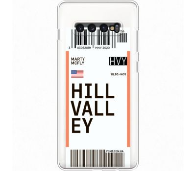 Силіконовий чохол BoxFace Samsung G975 Galaxy S10 Plus Ticket Hill Valley (35881-cc94)