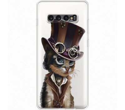 Силіконовий чохол BoxFace Samsung G975 Galaxy S10 Plus Steampunk Cat (35881-cc39)