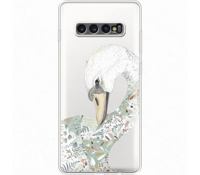 Силіконовий чохол BoxFace Samsung G975 Galaxy S10 Plus Swan (35881-cc24)