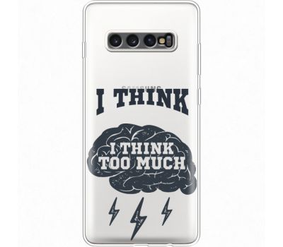 Силіконовий чохол BoxFace Samsung G975 Galaxy S10 Plus Think (35881-cc46)