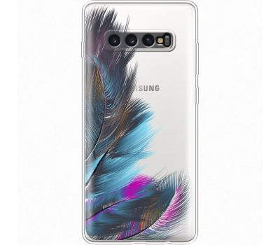 Силіконовий чохол BoxFace Samsung G975 Galaxy S10 Plus Feathers (35881-cc48)*