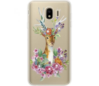 Силіконовий чохол BoxFace Samsung J400 Galaxy J4 2018 Deer with flowers (935018-rs5)