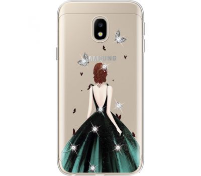 Силіконовий чохол BoxFace Samsung J330 Galaxy J3 2017 Girl in the green dress (935057-rs13)