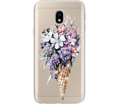 Силіконовий чохол BoxFace Samsung J330 Galaxy J3 2017 Ice Cream Flowers (935057-rs17)