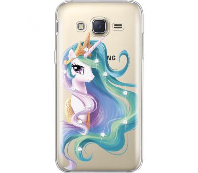 Силіконовий чохол BoxFace Samsung J500H Galaxy J5 Unicorn Queen (935058-rs3)