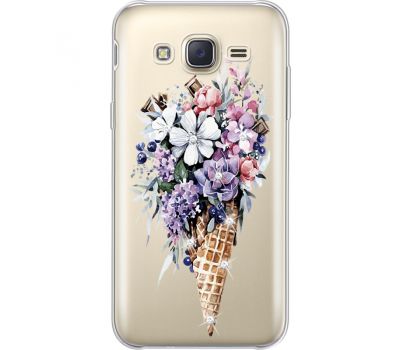Силіконовий чохол BoxFace Samsung J500H Galaxy J5 Ice Cream Flowers (935058-rs17)