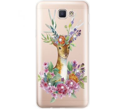 Силіконовий чохол BoxFace Samsung J5 Prime G570F Deer with flowers (935888-rs5)