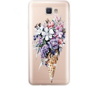 Силіконовий чохол BoxFace Samsung J5 Prime G570F Ice Cream Flowers (935888-rs17)