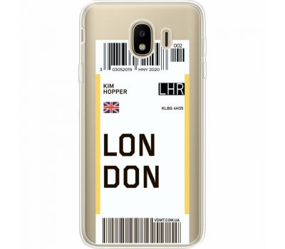 Силіконовий чохол BoxFace Samsung J400 Galaxy J4 2018 Ticket London (35018-cc83)