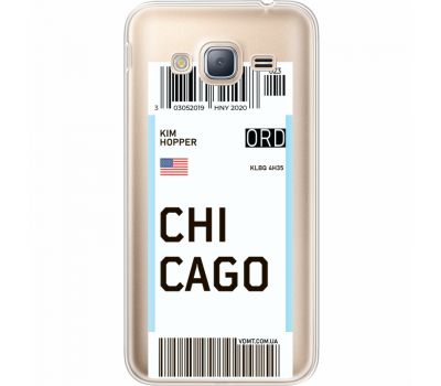 Силіконовий чохол BoxFace Samsung J320 Galaxy J3 Ticket Chicago (35056-cc82)