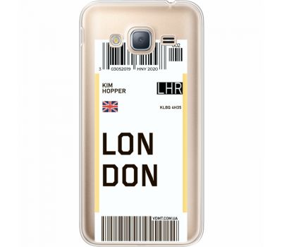 Силіконовий чохол BoxFace Samsung J320 Galaxy J3 Ticket London (35056-cc83)