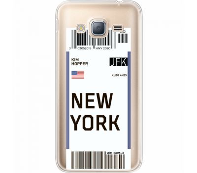 Силіконовий чохол BoxFace Samsung J320 Galaxy J3 Ticket New York (35056-cc84)