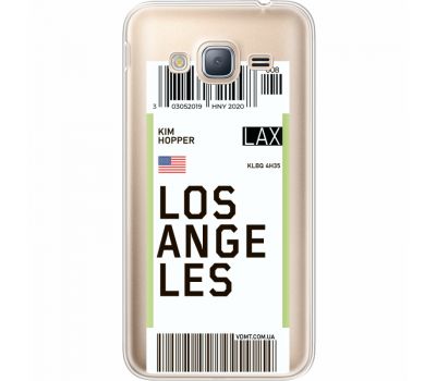 Силіконовий чохол BoxFace Samsung J320 Galaxy J3 Ticket Los Angeles (35056-cc85)