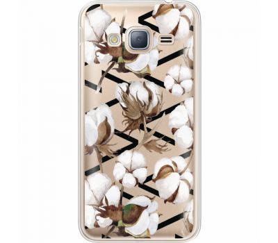 Силіконовий чохол BoxFace Samsung J320 Galaxy J3 Cotton flowers (35056-cc50)