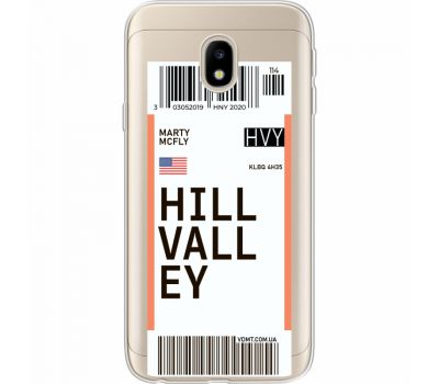 Силіконовий чохол BoxFace Samsung J330 Galaxy J3 2017 Ticket Hill Valley (35057-cc94)