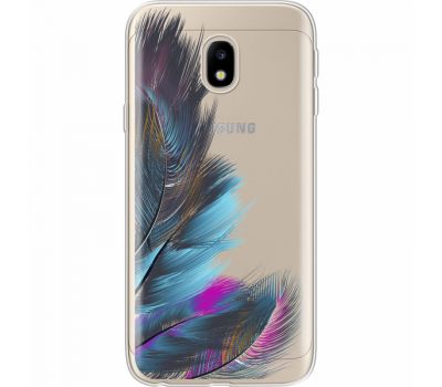 Силіконовий чохол BoxFace Samsung J330 Galaxy J3 2017 Feathers (35057-cc48)
