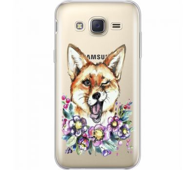 Силіконовий чохол BoxFace Samsung J500H Galaxy J5 Winking Fox (35058-cc13)