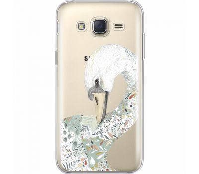 Силіконовий чохол BoxFace Samsung J500H Galaxy J5 Swan (35058-cc24)