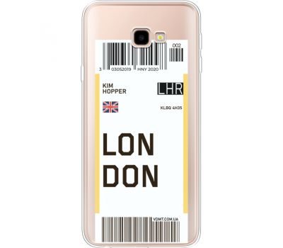 Силіконовий чохол BoxFace Samsung J415 Galaxy J4 Plus 2018 Ticket London (35457-cc83)