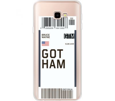 Силіконовий чохол BoxFace Samsung J415 Galaxy J4 Plus 2018 Ticket Gotham (35457-cc92)