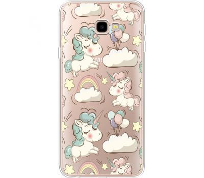 Силіконовий чохол BoxFace Samsung J415 Galaxy J4 Plus 2018 Unicorns (35457-cc2)