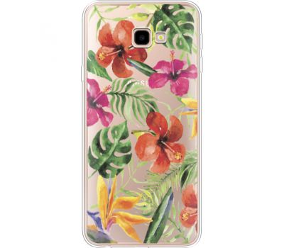 Силіконовий чохол BoxFace Samsung J415 Galaxy J4 Plus 2018 Tropical Flowers (35457-cc43)