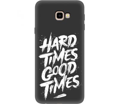 Силіконовий чохол BoxFace Samsung J415 Galaxy J4 Plus 2018 hard times good times (35598-bk72)