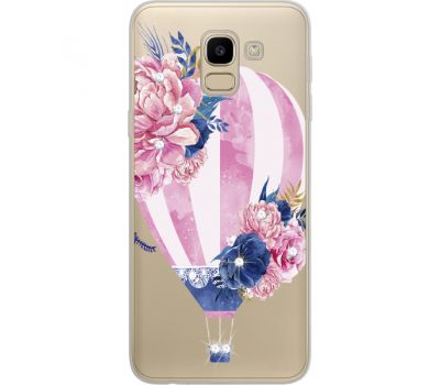 Силіконовий чохол BoxFace Samsung J600 Galaxy J6 2018 Pink Air Baloon (934979-rs6)