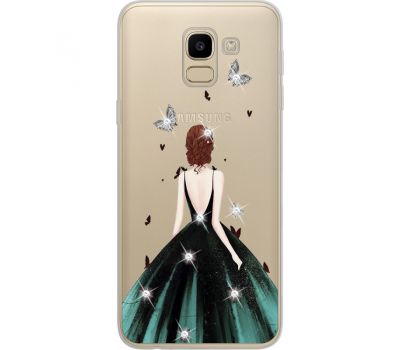 Силіконовий чохол BoxFace Samsung J600 Galaxy J6 2018 Girl in the green dress (934979-rs13)