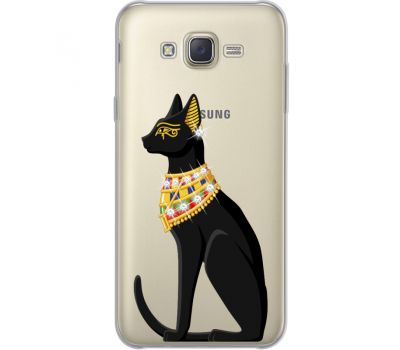 Силіконовий чохол BoxFace Samsung J700H Galaxy J7 Egipet Cat (934980-rs8)