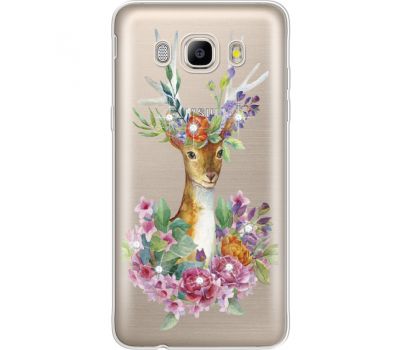 Силіконовий чохол BoxFace Samsung J510 Galaxy J5 2016 Deer with flowers (935059-rs5)