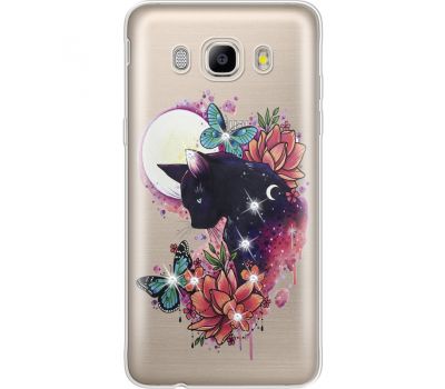 Силіконовий чохол BoxFace Samsung J510 Galaxy J5 2016 Cat in Flowers (935059-rs10)