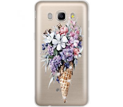Силіконовий чохол BoxFace Samsung J710 Galaxy J7 2016 Ice Cream Flowers (935060-rs17)*
