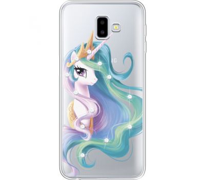 Силіконовий чохол BoxFace Samsung J610 Galaxy J6 Plus 2018 Unicorn Queen (935459-rs3)