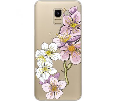 Силіконовий чохол BoxFace Samsung J600 Galaxy J6 2018 Cherry Blossom (34979-cc4)