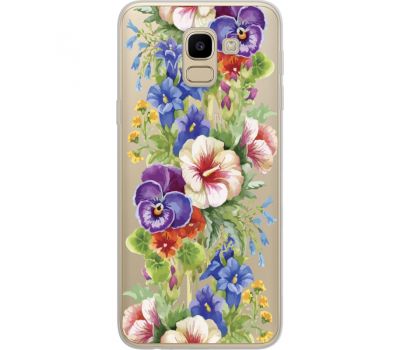 Силіконовий чохол BoxFace Samsung J600 Galaxy J6 2018 Summer Flowers (34979-cc34)