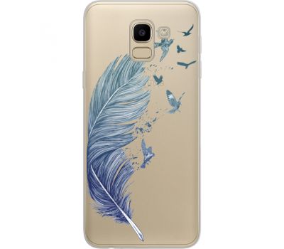 Силіконовий чохол BoxFace Samsung J600 Galaxy J6 2018 Feather (34979-cc38)*