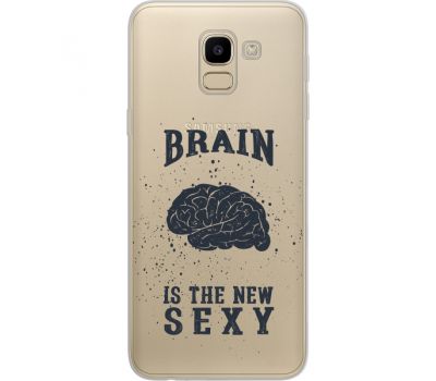 Силіконовий чохол BoxFace Samsung J600 Galaxy J6 2018 Sexy Brain (34979-cc47)