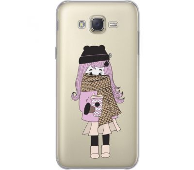 Силіконовий чохол BoxFace Samsung J700H Galaxy J7 Winter Morning Girl (34980-cc61)