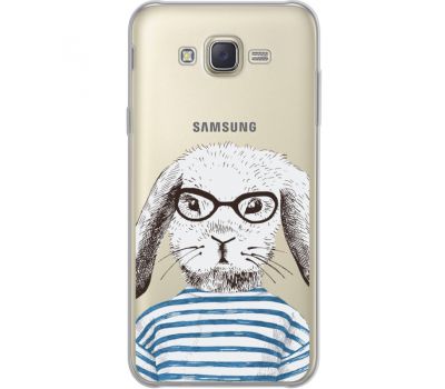 Силіконовий чохол BoxFace Samsung J700H Galaxy J7 MR. Rabbit (34980-cc71)