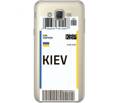 Силіконовий чохол BoxFace Samsung J700H Galaxy J7 Ticket Kiev (34980-cc88)