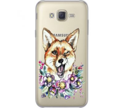 Силіконовий чохол BoxFace Samsung J700H Galaxy J7 Winking Fox (34980-cc13)