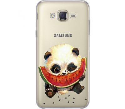 Силіконовий чохол BoxFace Samsung J700H Galaxy J7 Little Panda (34980-cc21)