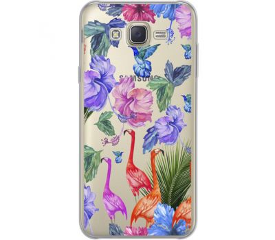 Силіконовий чохол BoxFace Samsung J700H Galaxy J7 Flamingo (34980-cc40)