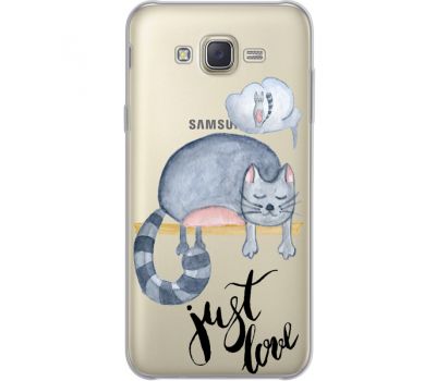 Силіконовий чохол BoxFace Samsung J700H Galaxy J7 Just Love (34980-cc15)