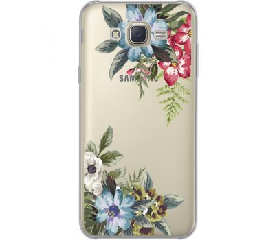 Силіконовий чохол BoxFace Samsung J700H Galaxy J7 Floral (34980-cc54)