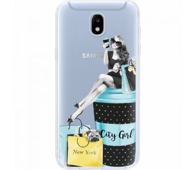 Силіконовий чохол BoxFace Samsung J530 Galaxy J5 2017 City Girl (35019-cc56)