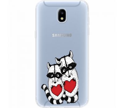 Силіконовий чохол BoxFace Samsung J530 Galaxy J5 2017 Raccoons in love (35019-cc29)