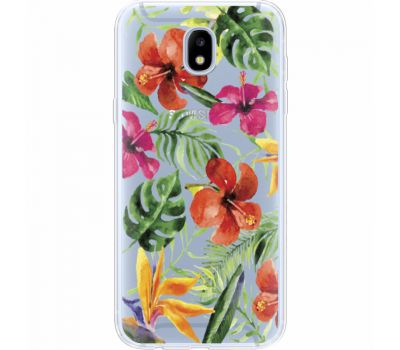 Силіконовий чохол BoxFace Samsung J530 Galaxy J5 2017 Tropical Flowers (35019-cc43)