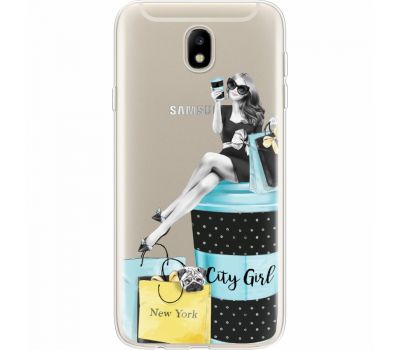 Силіконовий чохол BoxFace Samsung J730 Galaxy J7 2017 City Girl (35020-cc56)
